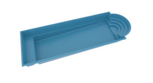 Stor glasfiberpool - Java 114