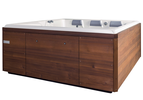 Spa o Bad - Exklusiva spabad, Thermowood kabinett solid wood